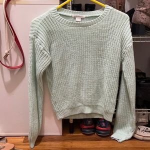 Mint Green Oversized Sweater